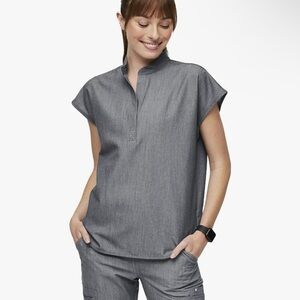 Figs Rafaela Scrub Top gray- XXS